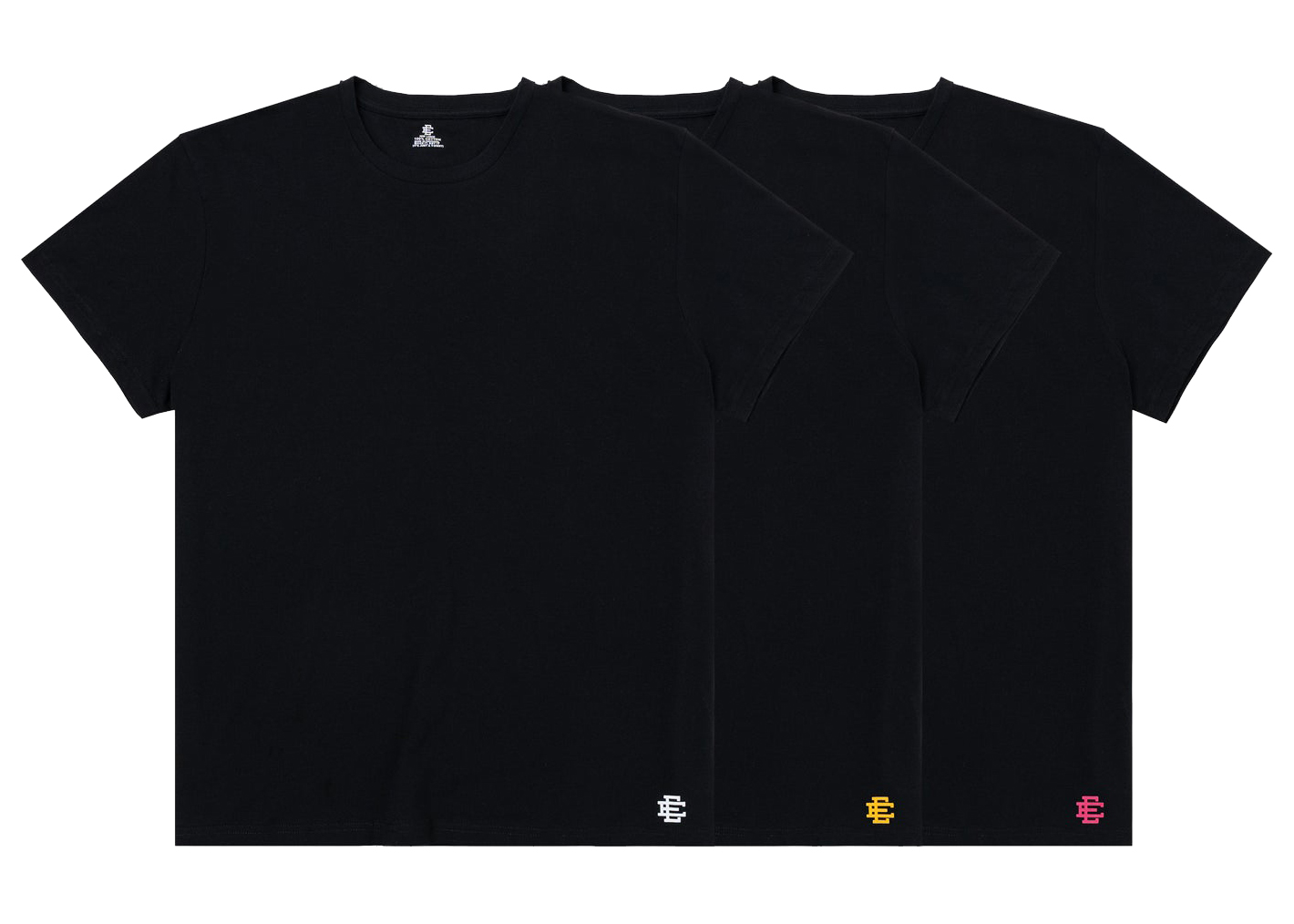 Eric Emanuel EE Supima Cotton T-Shirt 3 Pack Black