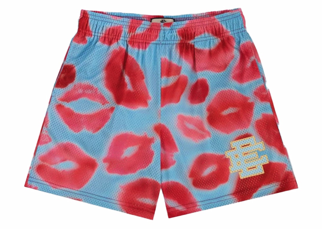 Pre-owned Eric Emanuel Ee Valentines Day Kiss Short Blue