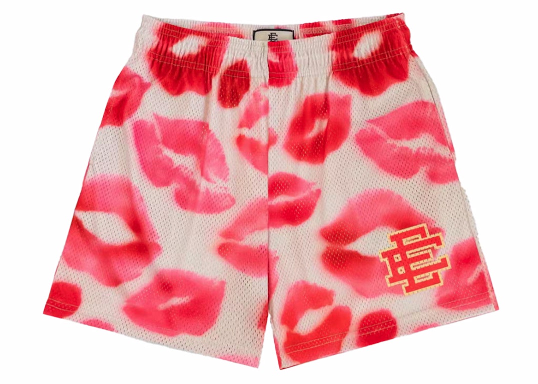 Pre-owned Eric Emanuel Ee Valentines Day Kiss Short White