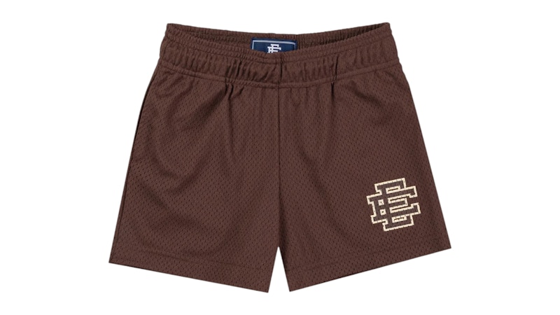 Pre-owned Eric Emanuel Ee Youth Short In Shopping Bag Brown/off White