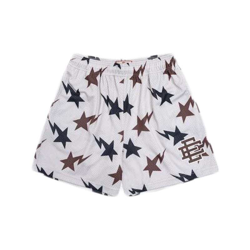 Eric Emanuel x BAPE EE Basic Short Cream/Brown/Navy Men's - SS20 - US