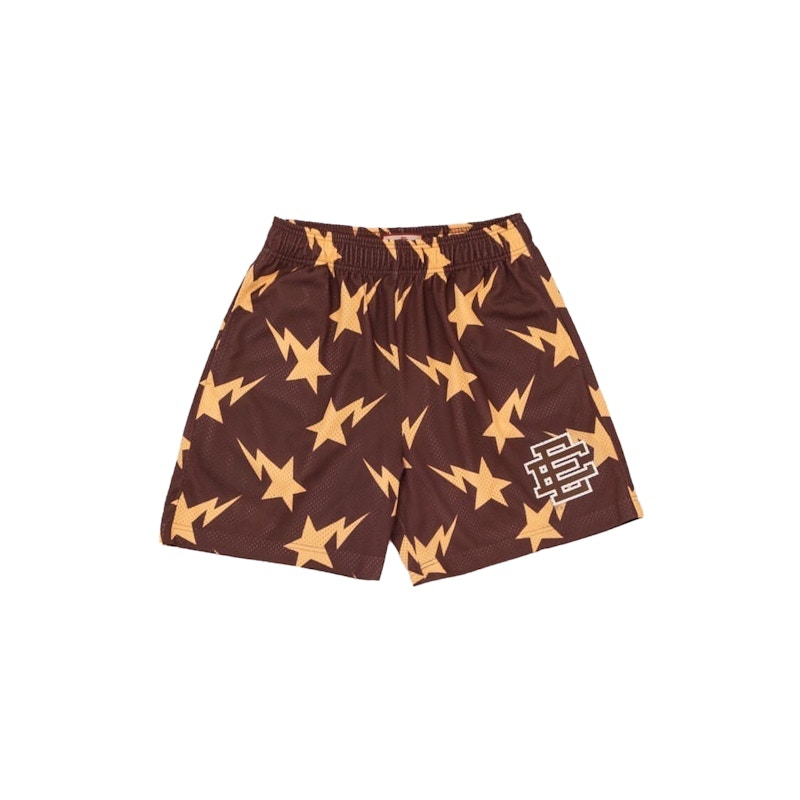 Eric Emanuel x BAPE Miami Basic Short Brown/Yellow