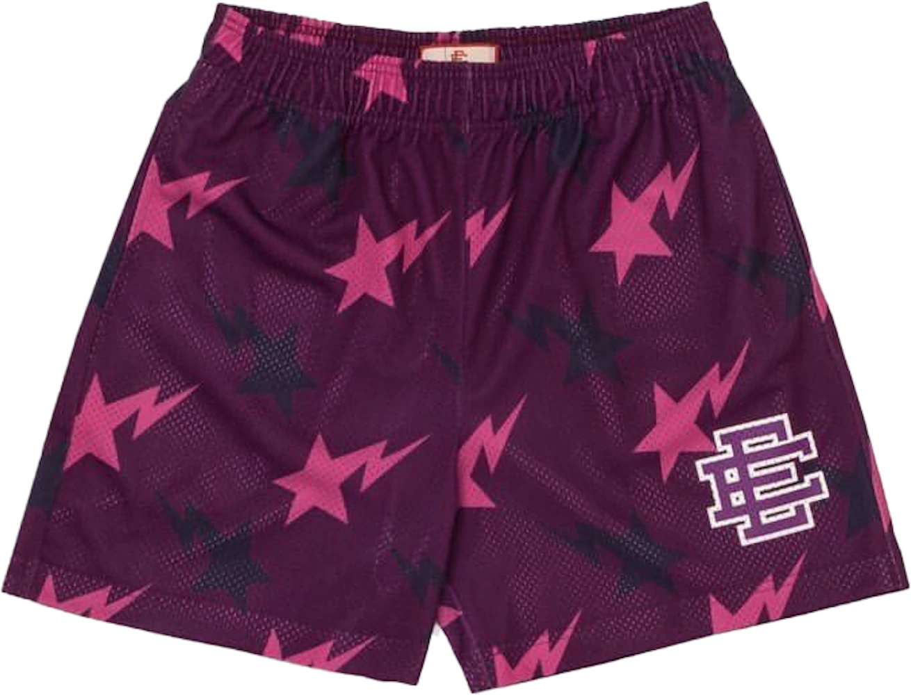 Eric Emanuel x BAPE Miami Basic Short Purple/Pink/Black Men's