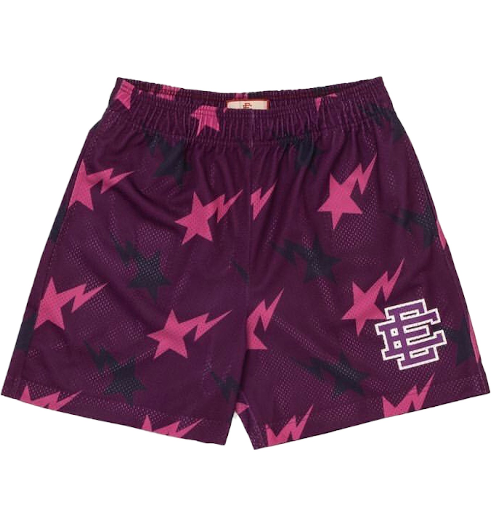 Eric Emanuel x BAPE Miami Basic Short Purple/Pink/Black
