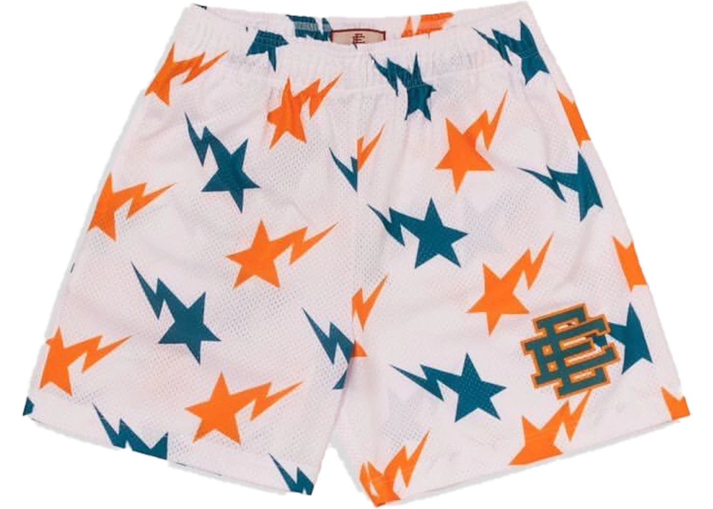 Orange top bape shorts
