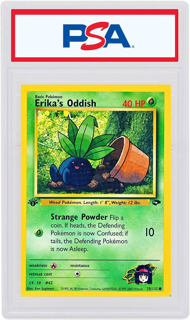 Erika's Oddish 2000 Pokemon TCG Gym Challenge 1st Edition #70/132