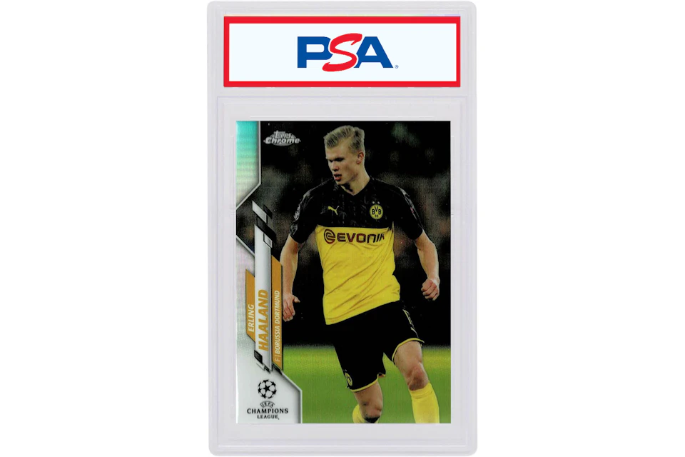 Erling Haaland 2019 Topps Chrome UEFA Champions League Refractor #74