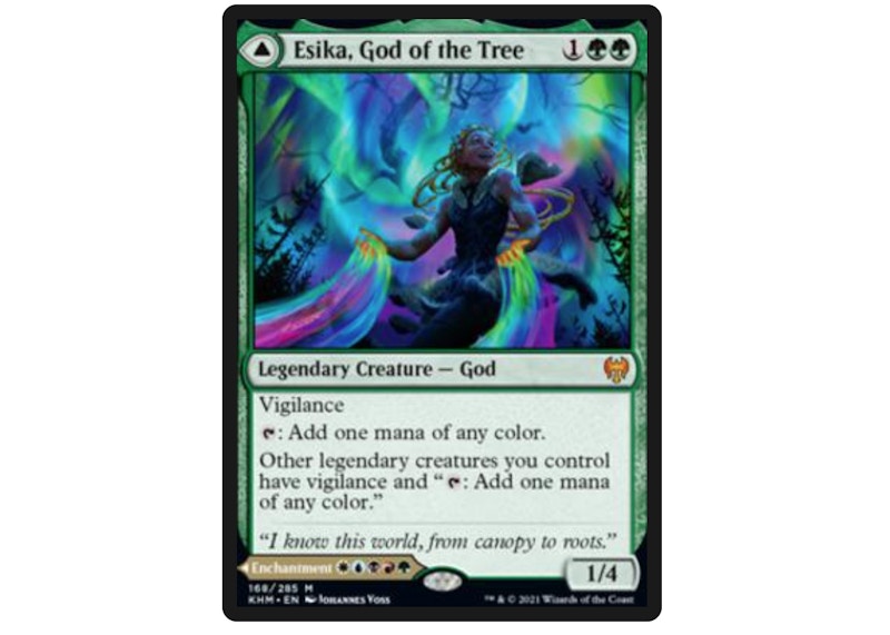 Esika, God of the Tree (Foil) Magic: The Gathering TCG Kaldheim Mythic #168  (Ungraded) - US