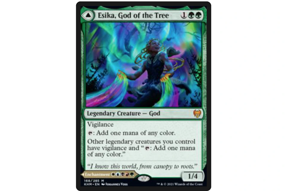 Esika, God of the Tree (Foil) Magic: The Gathering TCG Kaldheim Mythic #168 (Ungraded)