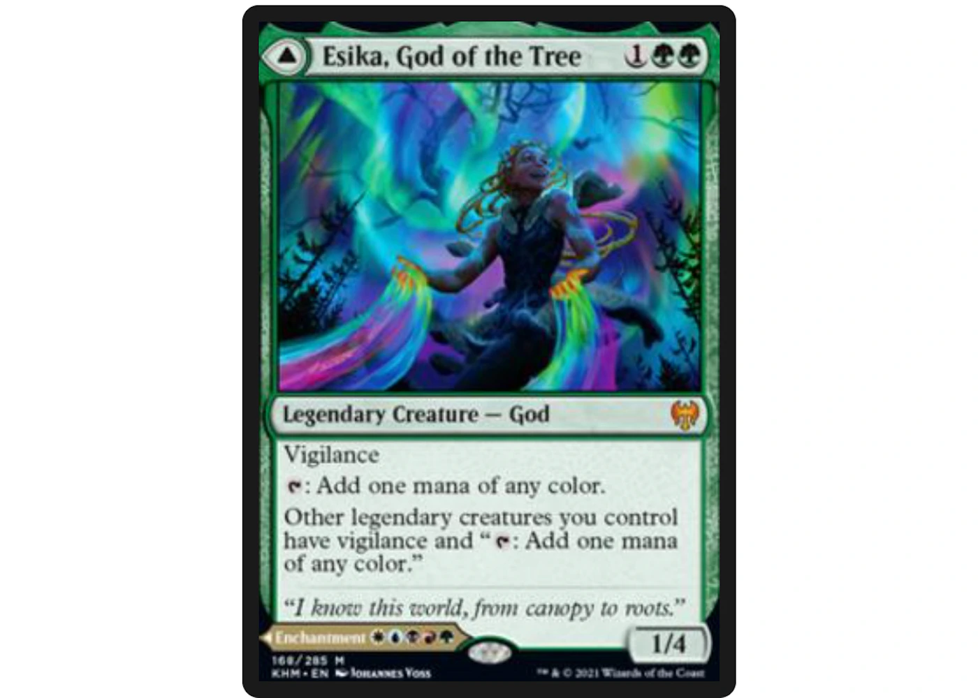 Esika, God of the Tree (Foil) Magic: The Gathering TCG Kaldheim Mythic #168 (Ungraded) - US Esika, God of the Tree (Foil) Magic: The Gathering TCG Kaldheim Mythic #168 (Ungraded) - US