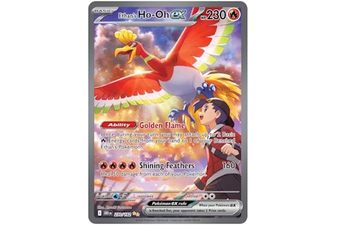 Ethan's Ho-Oh ex 2025 Pokmon Scarlet & Violet Destined Rivals Special Illustration Rare 230/182 Ungraded - 2025 - US Ethan's Ho-Oh ex 2025 Pokmon Scarlet & Violet Destined Rivals Special Illustration Rare 230/182 Ungraded - 2025 - US