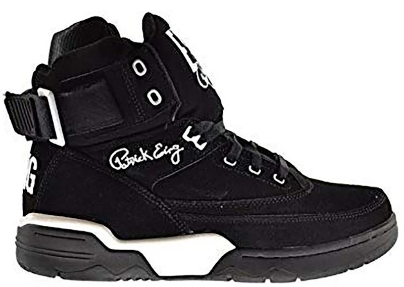 ewing 33 hi black suede