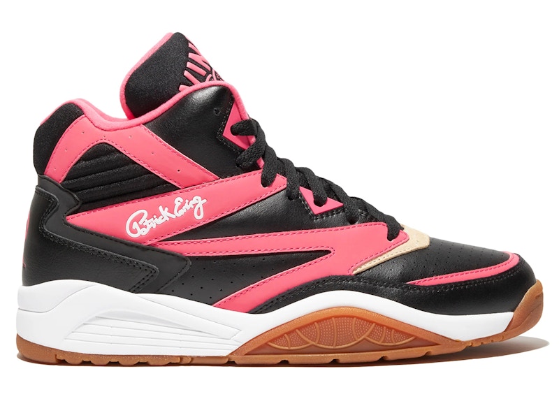 Pre-owned Ewing Athletics Men's Ewing Sport Lite National Breast Cancer Foundation Sneakers In Black/pink/gum