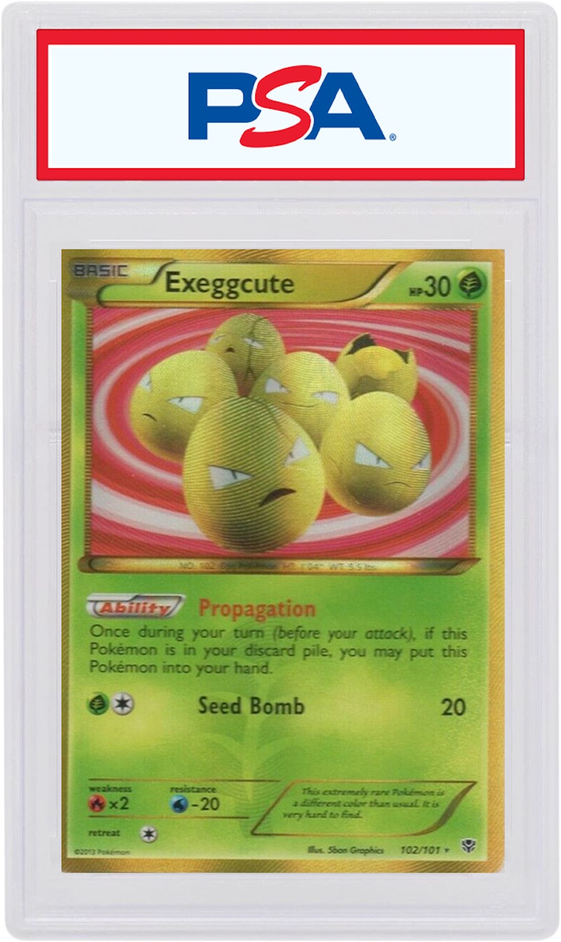 back of pokemon card actual size Pokemon Exeggutor & Exeggsute Tomy CGTSJ Loose Figures 1999 – Fun Stuff  Super Store main image 1