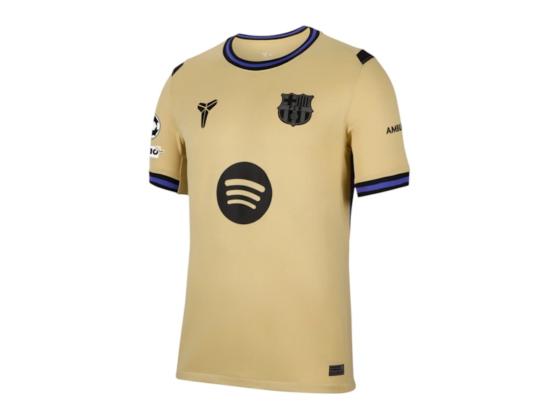 FC Barcelona x Kobe Bryant UCL Away 2025/26 Jersey Yellow