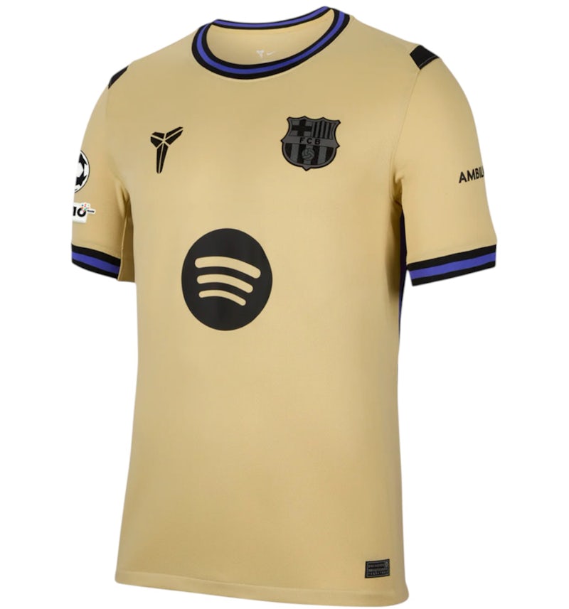 FC Barcelona x Kobe Bryant UCL Match Authentic Away 2025/26 Jersey