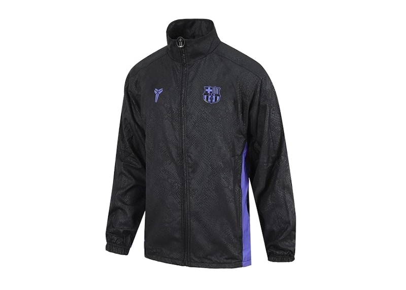 Pre-owned Fc Barcelona Men's  X Nike Kobe Bryant Gx Jacket In Black/purple In Multi