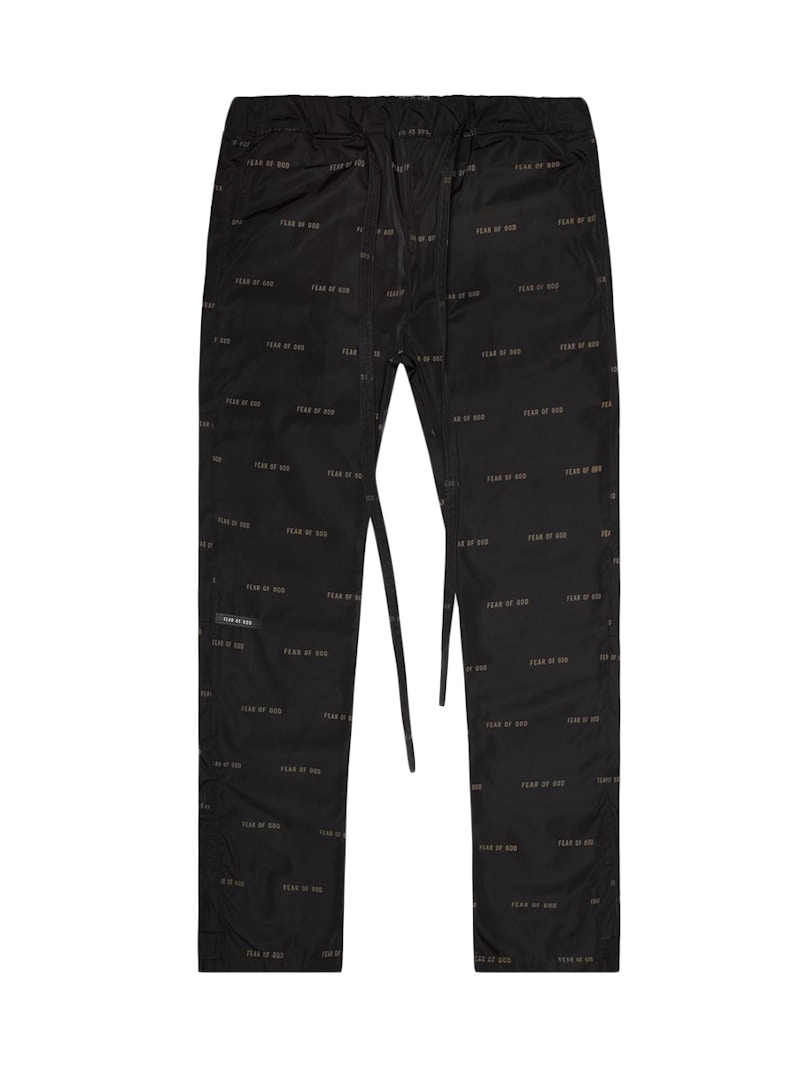 Nike x Fear of God All Over Print Pants 'Black/Sail' BV8737-010 - KICKS CREW