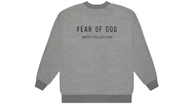 FEAR OF GOD Back Logo Crewneck Sweatshirt Heather Grey/Black