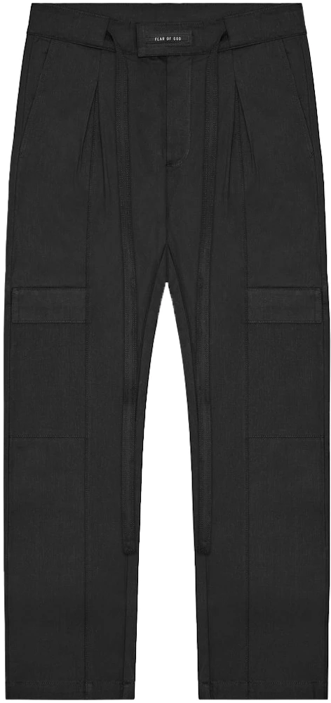 FEAR OF GOD Baggy Cargo Trouser Pants Black - SIXTH COLLECTION - US