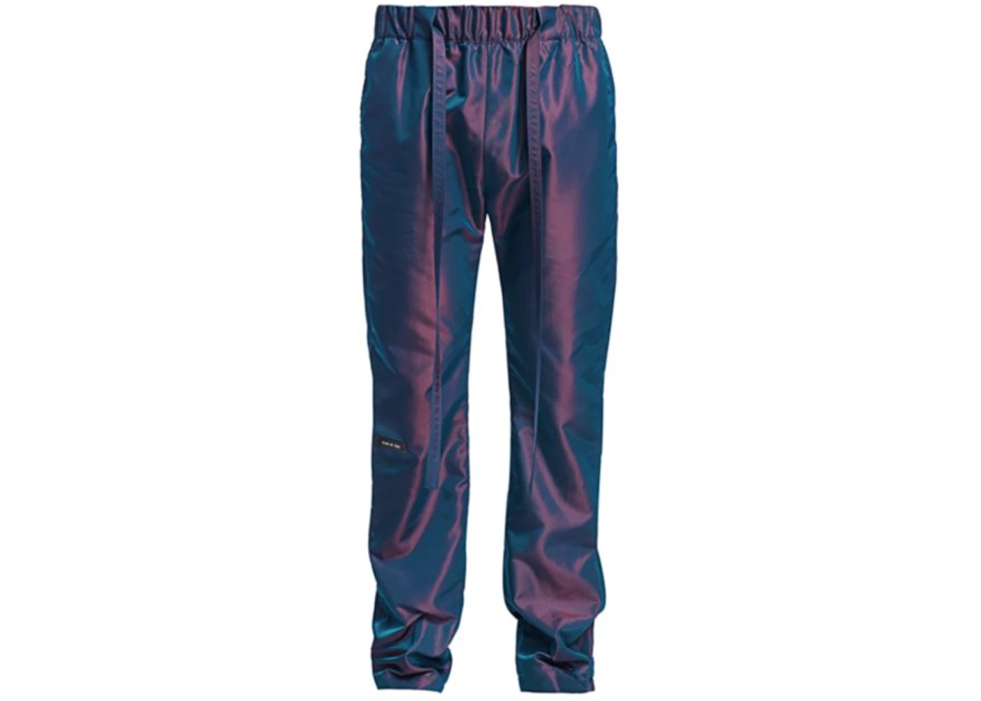 FEAR OF GOD Baggy Nylon Irridescent Lounge Pants Purple/Iridescent