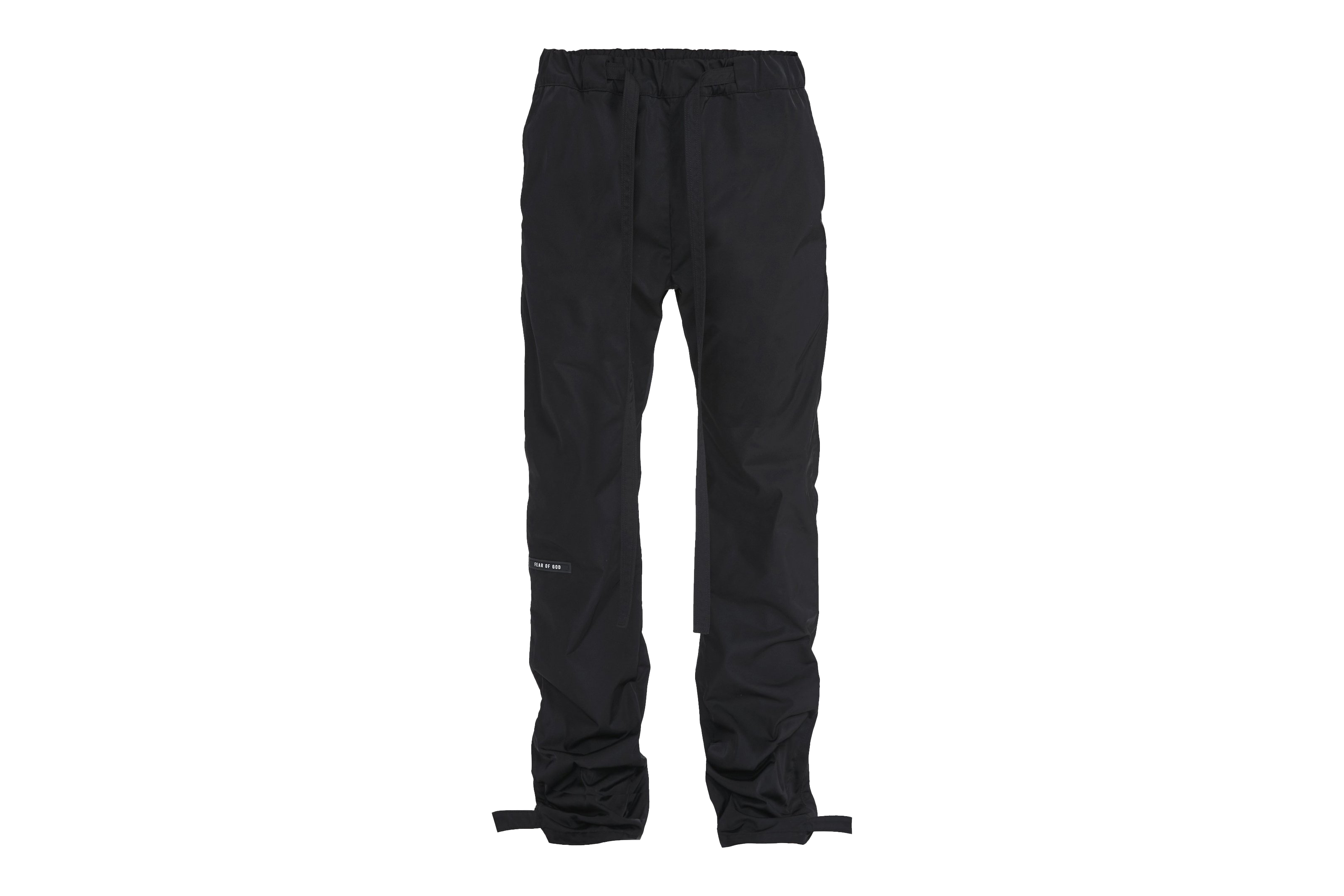 FEAR OF GOD Baggy Nylon Lounge Pants Black - SIXTH COLLECTION