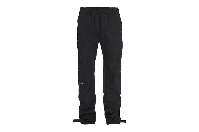 FEAR OF GOD Baggy Nylon Lounge Pants Black Uomo - SIXTH COLLECTION