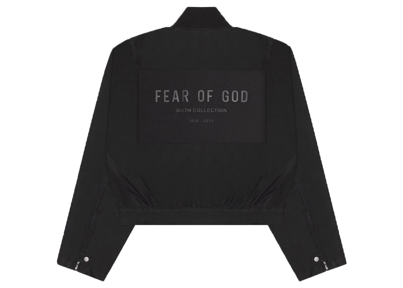 FEAR OF GOD Cotton Bomber Jacket Black - Sixth Collection - JP