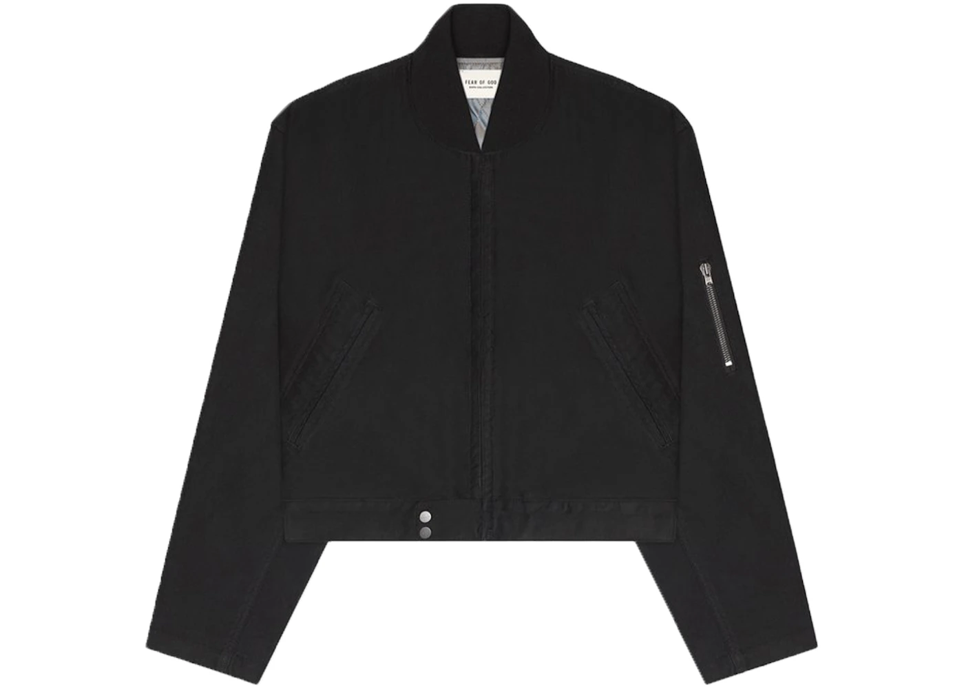 FEAR OF GOD Cotton Bomber Jacket Black - Sixth Collection - US