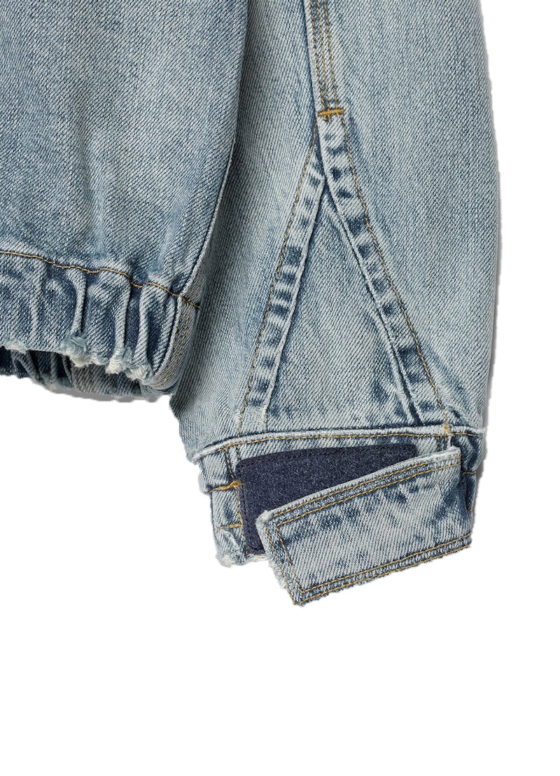 FEAR OF GOD Denim Track Jacket Vintage Indigo - SIXTH COLLECTION - US