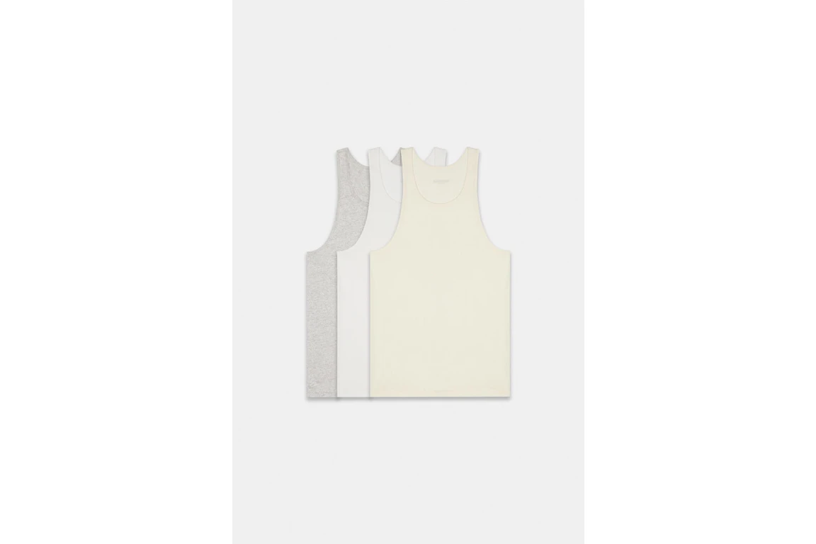 FEAR OF GOD ESSENTIALS 3-Pack Tank Tops Multi/Natural