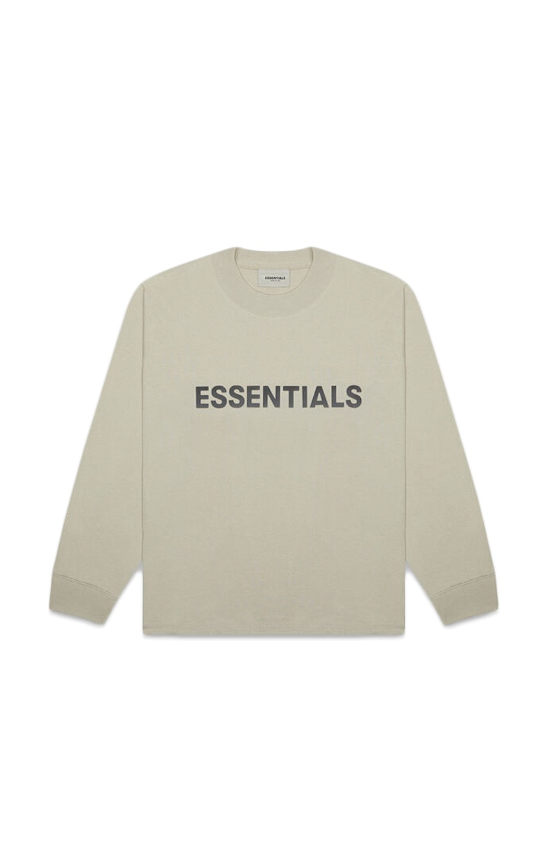 Fear of God Essentials 3D Silicon Applique Boxy Long Sleeve T