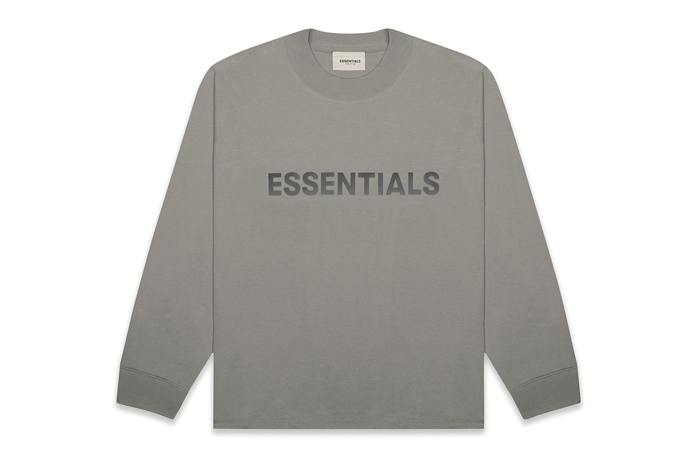 Fear of God Essentials Boxy Long Sleeve T-Shirt Applique Logo