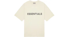 Fear of God Essentials 3D Silicon Applique Boxy T-Shirt Buttercream