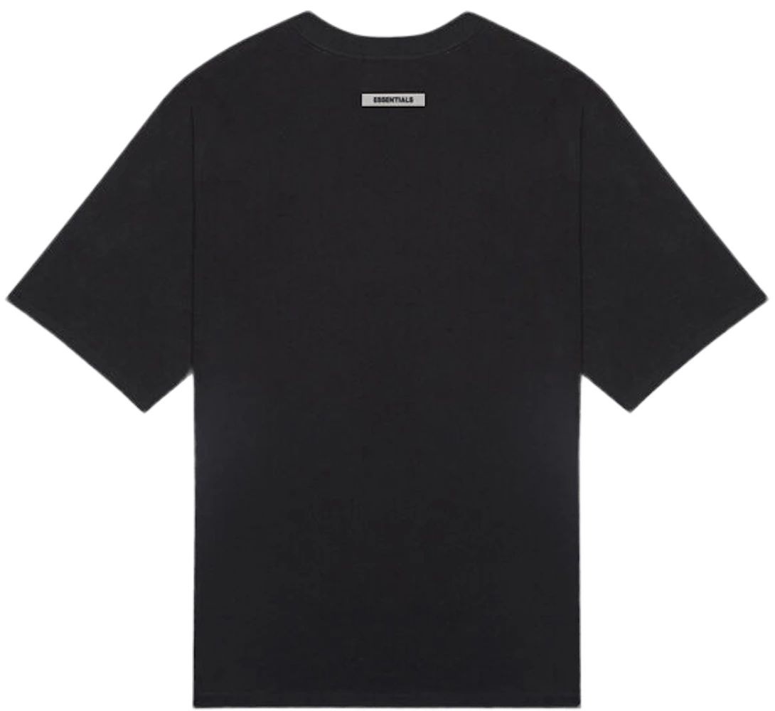 Fear of God Essentials 3D Silicon Applique Boxy T-Shirt Dark Slate ...