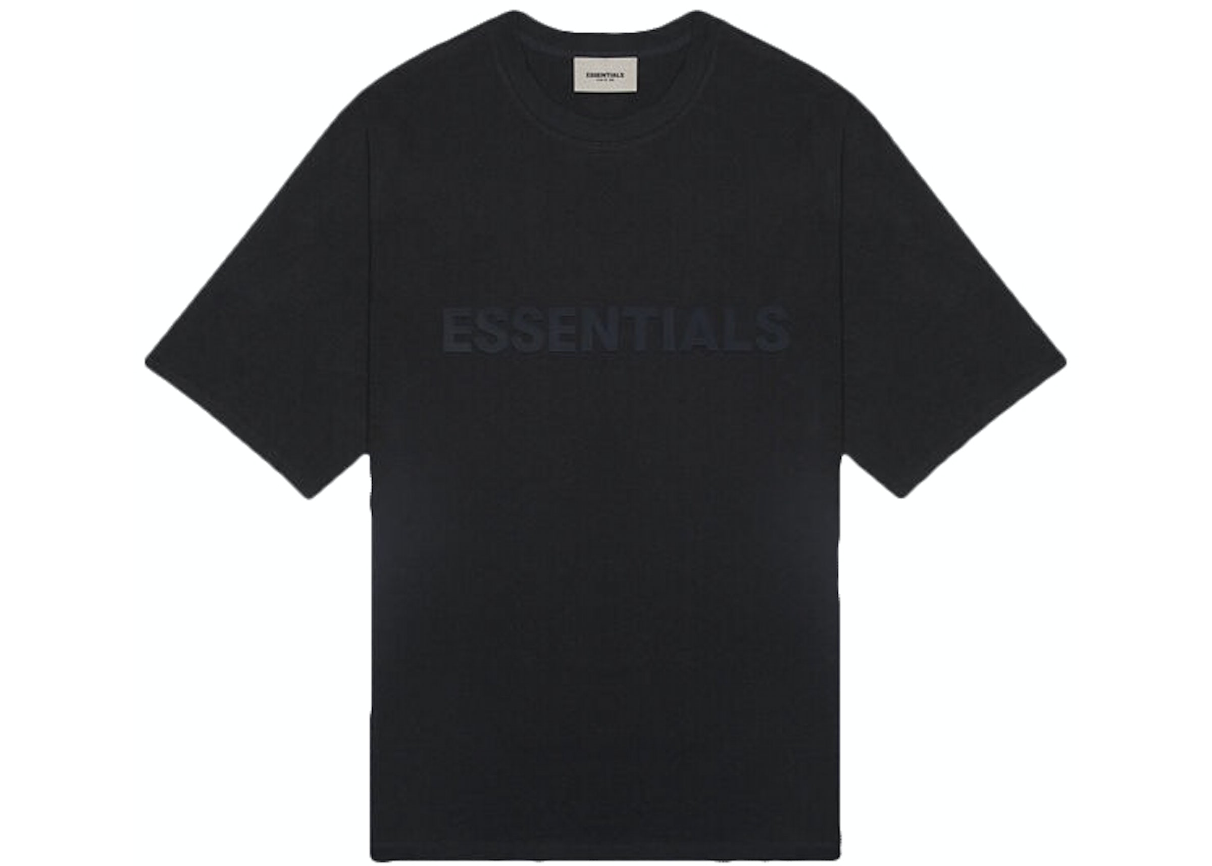 Fear of God Essentials 3D Silicon Applique Boxy T-Shirt Dark Slate/Stretch Limo/Black