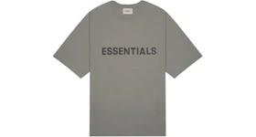 Fear of God Essentials 3D Silicon Applique Boxy T-Shirt Gray Flannel/Charcoal