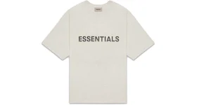 Fear of God Essentials 3D Silicon Applique Boxy T-Shirt Oatmeal Heather