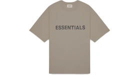 Fear of God Essentials Boxy T-Shirt Applique Logo Taupe