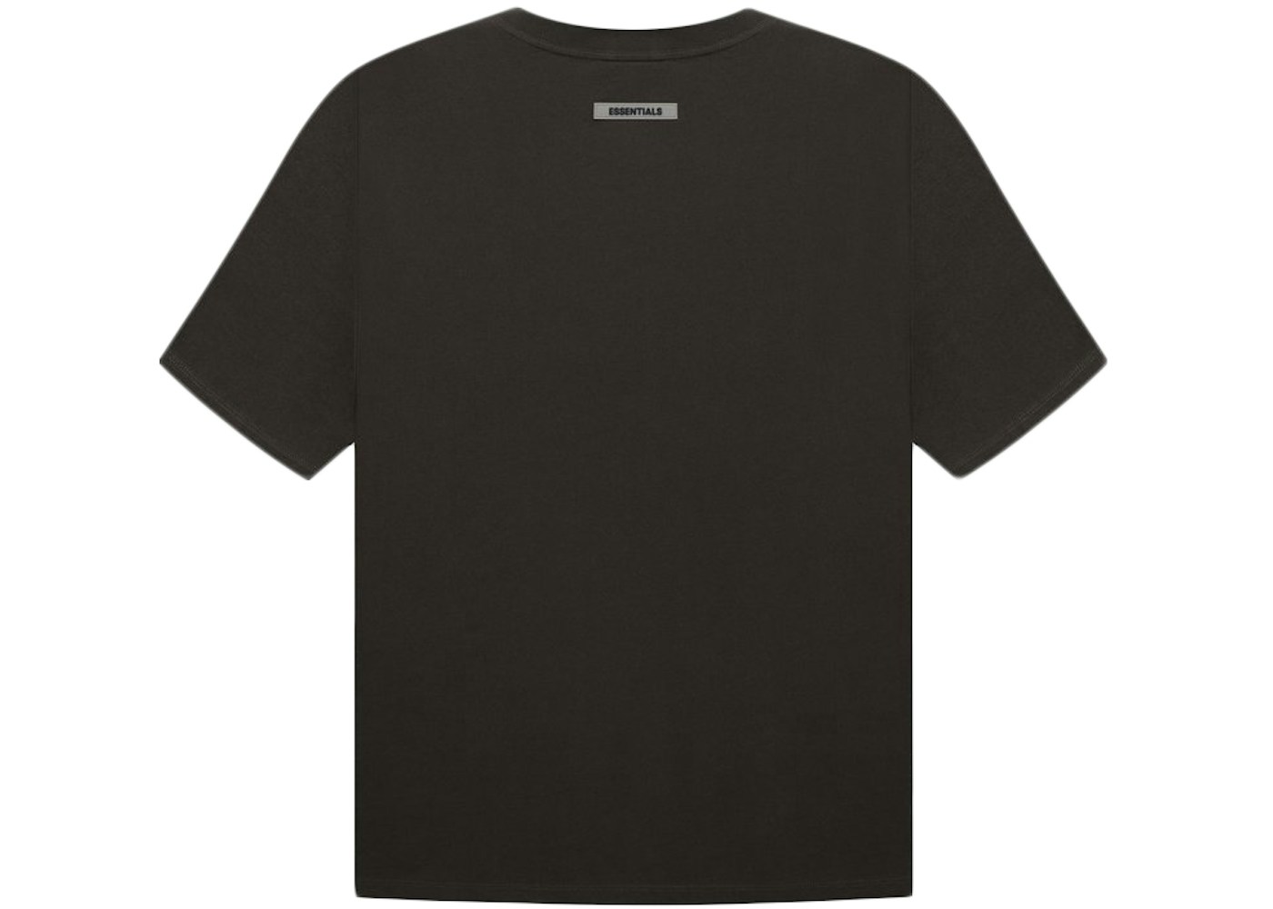 FEAR OF GOD ESSENTIALS 3D Silicon Applique Boxy T-Shirt Weathered Black - FW20