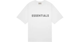 Fear of God Essentials 3D Silicon Applique Boxy T-Shirt White