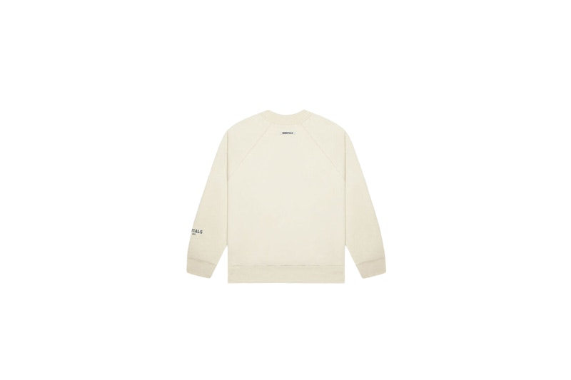 Fear of god essentials 2025 3d silicon applique crewneck