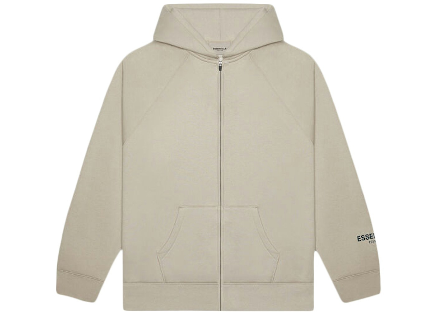 Fear Of God Essentials 3d Silicon Applique Full Zip Up Hoodie String Ss Fear Of God Essentials 3d Silicon Applique Full Zip Up Hoodie String Ss