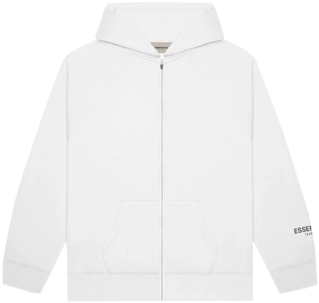 Fear of God Essentials 3D Silicon Applique Full Zip Up Hoodie Dark  Slate/Stretch Limo/Black - SS20 - US