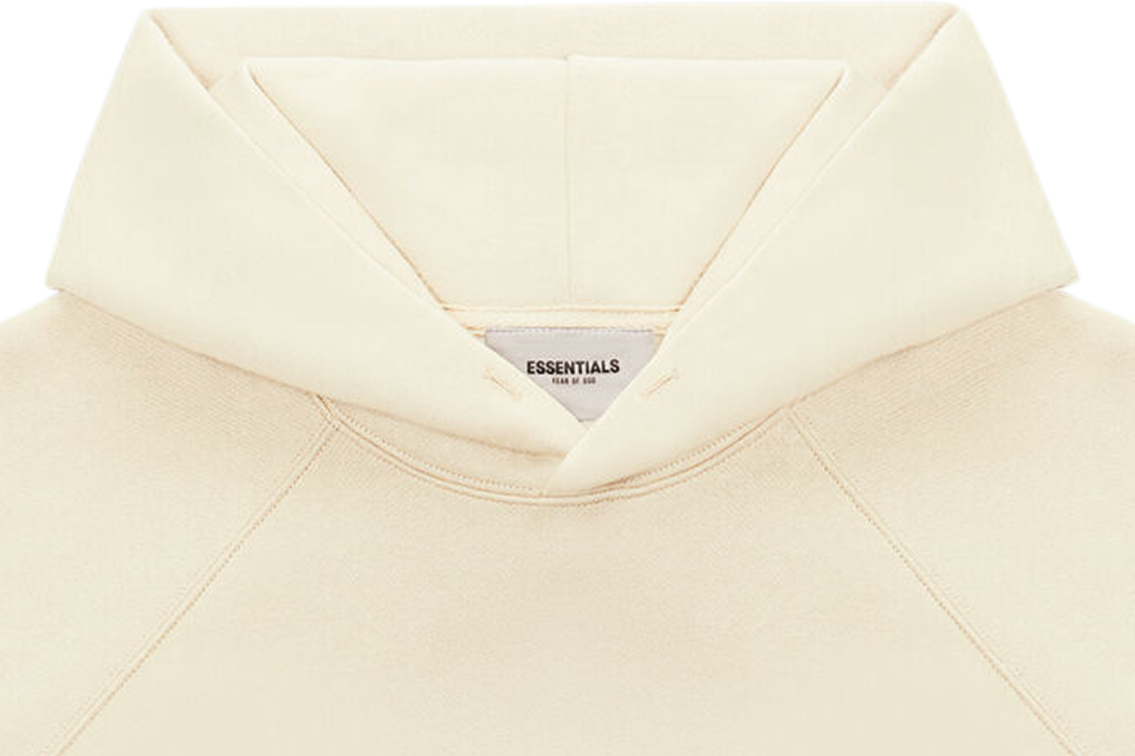 Fear of god discount essentials buttercream hoodie