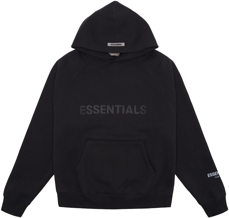 FEAR OF GOD ESSENTIALS 3D Silicon Applique Pullover Hoodie Dark Slate ...