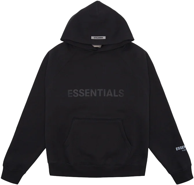 Fear of God Essentials 3D Silicon Applique Pullover Hoodie Heather Oatmeal