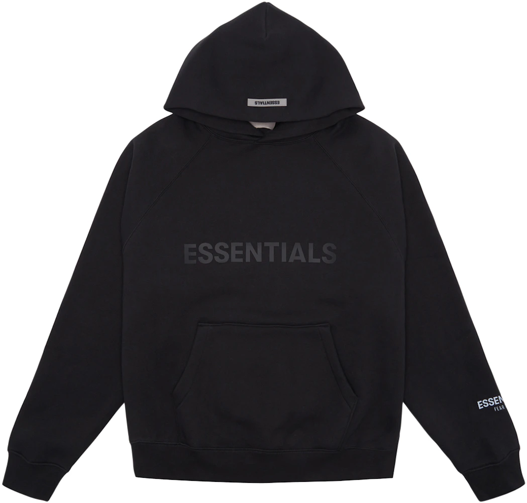 Fear of God Essentials 3D Silicon Applique Pullover Hoodie Dark Slate ...