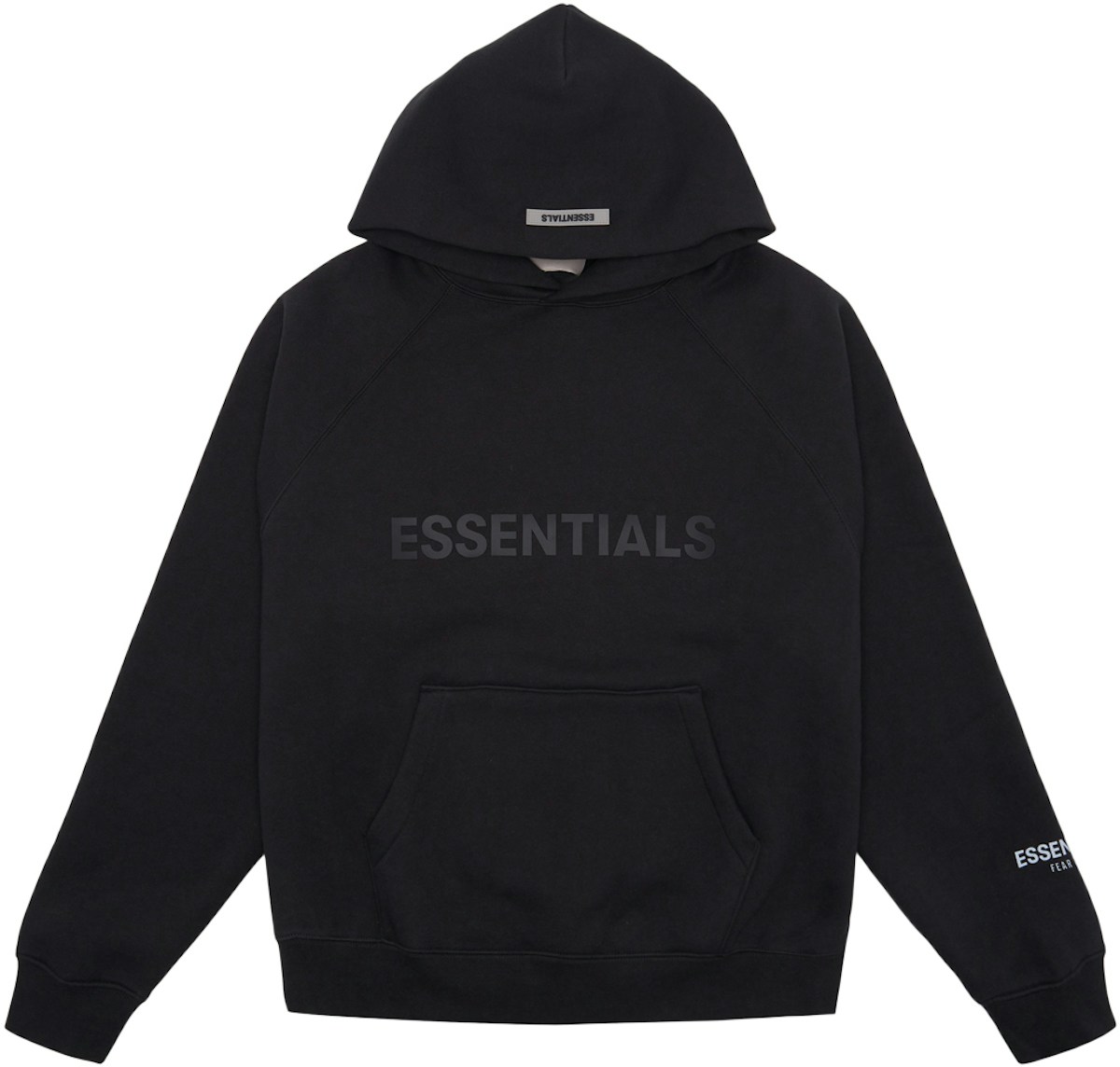 FEAR OF GOD ESSENTIALS 3D Silicon Applique Pullover Hoodie Dark Slate ...