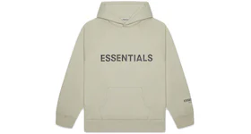 Fear of God Essentials 3D Silicon Applique Pullover Hoodie Moss